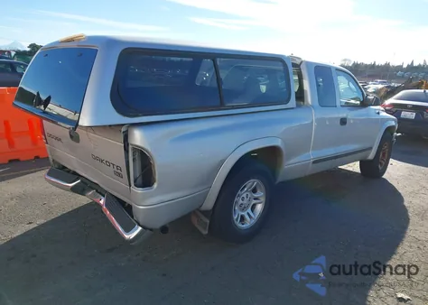 2004 Dodge Dakota Slt from USA, damaged, VIN 1D7GL42K44S708649